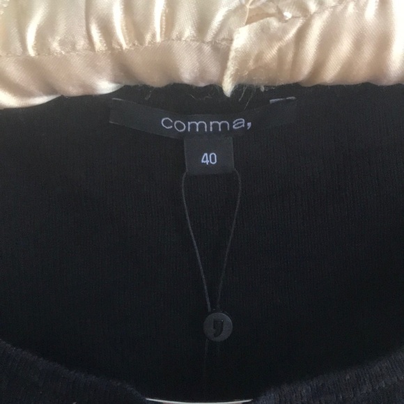 SALE NWT Comma Sz 10 Black knit dress - Picture 6 of 7